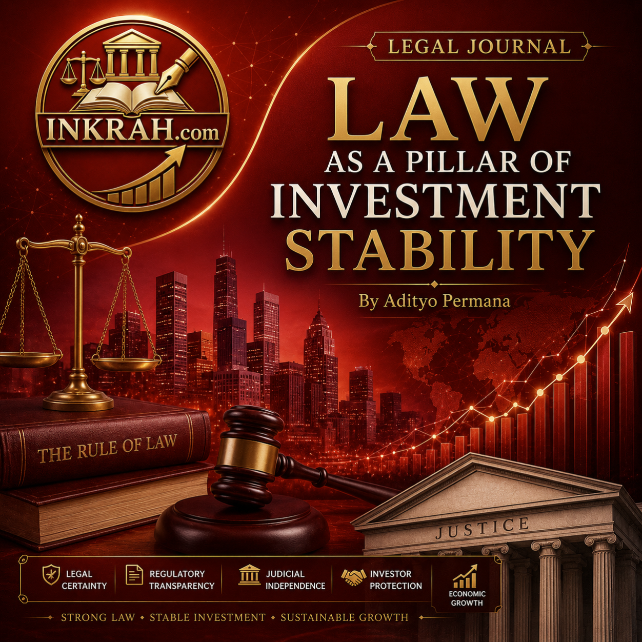 Hukum sebagai Pilar Stabilitas Investasi